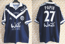 Maillot Girondins Bordeaux Papin 1997 Waiti Le Coq Sportif Vintage Jersey - L
