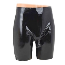Shorts en latex avec ouverture frontale (M)
