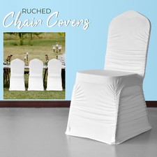 Blanc Froncé Spandex Housses