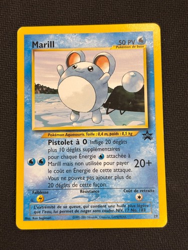 Carte pokémon marill - carte, 29