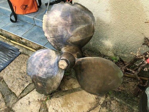Ancienne helice bateau en - ancienne,