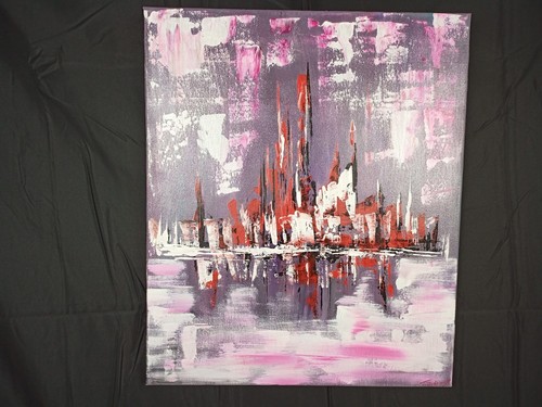 Tableau abstrait coloré - abstrait, coloré–