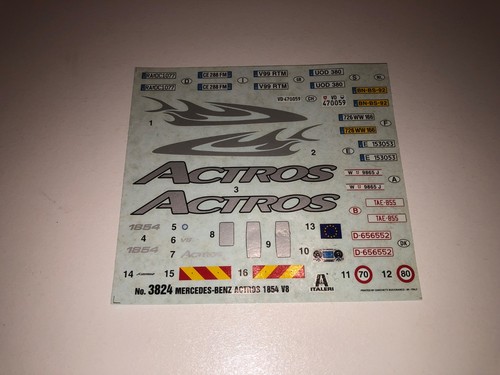 Italeri decalques pour - 1/24,