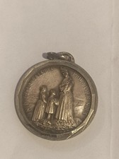 Médaille ancienne Notre-Dame de La Salette – Vierge en pleurs et apparition