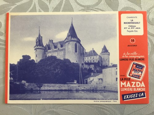 Buvard pile mazda - pile, château
