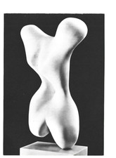 SCULPTURE  TORSE EN MARBRE