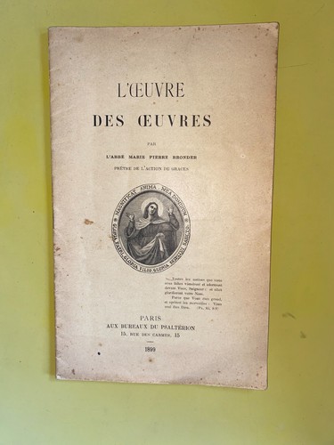 œuvre des œuvres par - des,