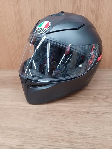 Agv matte black - matte, motorcycle