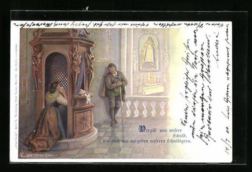 Carte postale artiste e - carte, d'artiste
