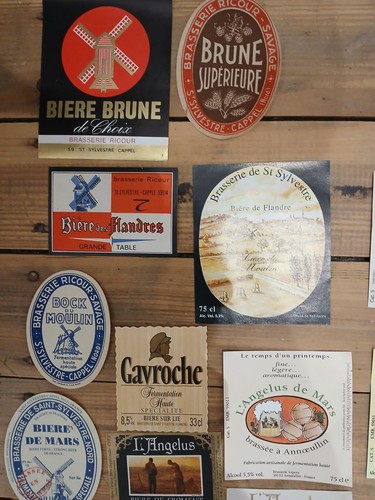 Lot étiquettes biere - lot,