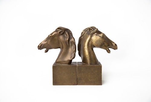 Serre livres vintage cheval - serre-livres,