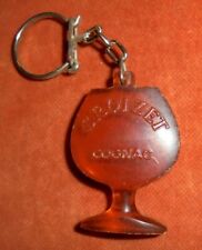Porte-clés Key ring Verre plastique Orange -- Cognac CROIZET 