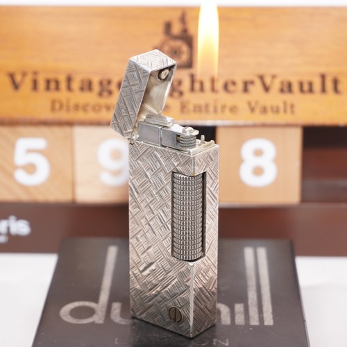 Briquet dunhill argent motif - argent,