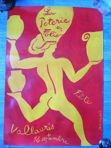 Rare affiche poterie en - rare, "la