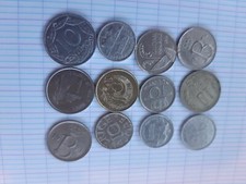 LOT 12 PIECES DES MONNAIES DIVERS ~ WORLD  COINS  MONEDAS