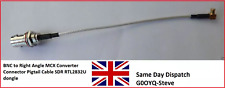 BNC Pour Angle Droit Mcx Convertisseur Connecteur Tressé Câble Sdr RTL2832U Clé