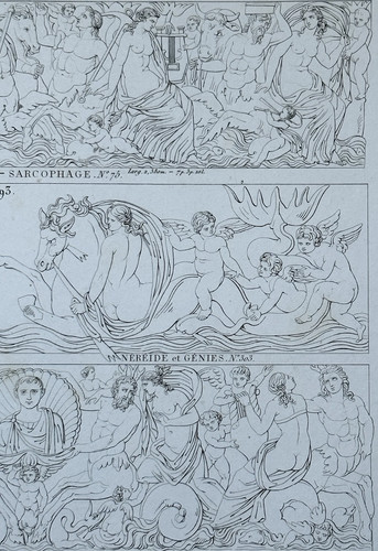 Gravure xixème antiquité - gravure,
