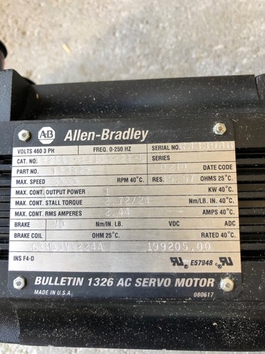 Allen bradley servo moteur - allen,