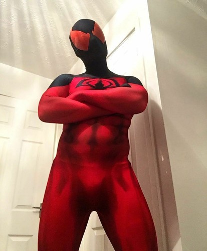 Scarlet spider man jumpsuit - scarlet,