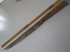 GRAND (46,3 cm) & ancien couteau de boucher qualité pro