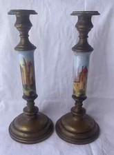 Paire de bougeoirs/chandeliers