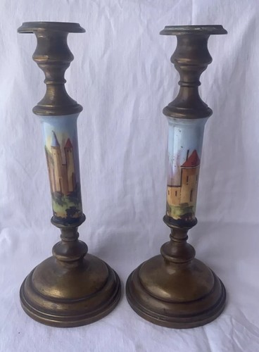 Paire bougeoirs chandeliers - de, bougeoirs/chandeliers