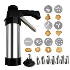 Pistolet à Biscuits Presse à Gâteaux en Acier Inoxydable Machine à Presser le...