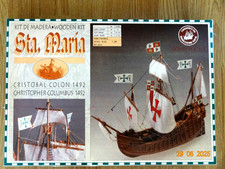kit maquette bateau  bois Constructo Santa Maria 1/100 boîte neuve, à construire