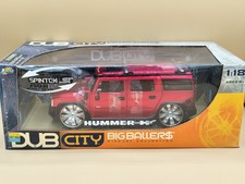 1/18 Hummer H2 "Tuning" Rouge 2005 Jada Toys ref: 63362