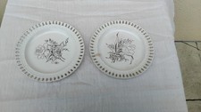 2 assiette  ajourées en faïence de Lunéville model CHINA