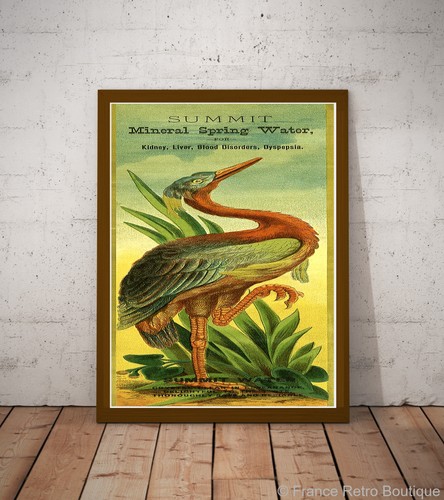 Affiche publicitaire vintage