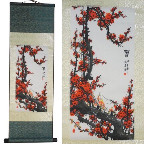 Peinture fleurs cerisier - peinture,