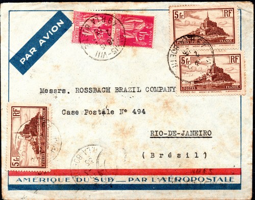 Lettre air france bresil - france,