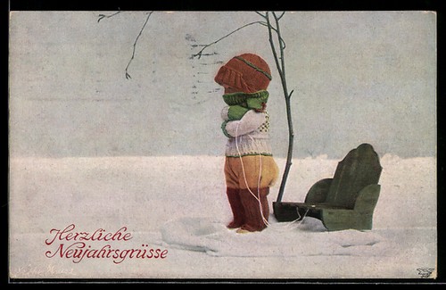 Carte postale poupée käthe - carte,