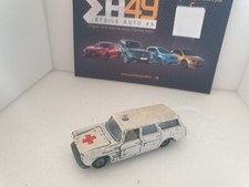 MAJORETTE rail route PEUGEOT 404 ambulance Break 116 Rare
