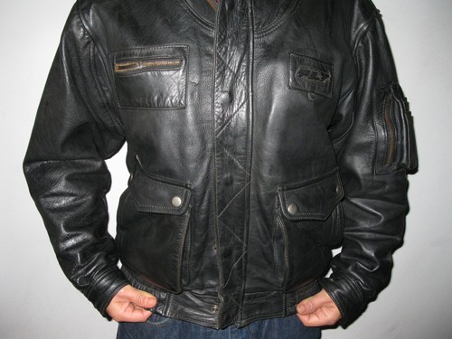Blouson aviateur cuir - aviateur,