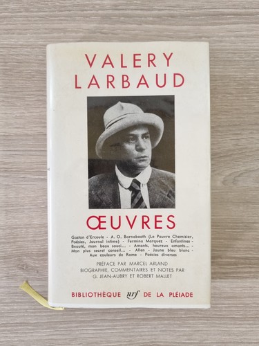 Pléiade valery larbaud - valery,