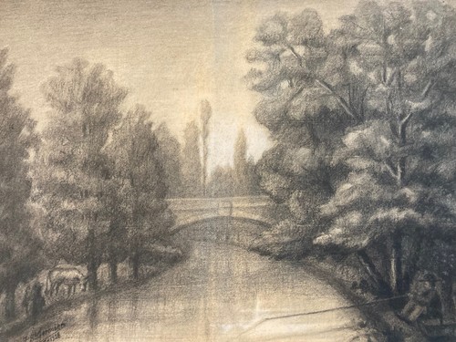 Très beau dessin craie - dessin,