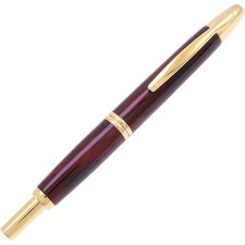 Stylo plume Pilot Capless 18 carats noir et rouge or plume F