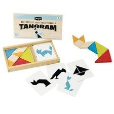 Jeu de tangram en bois -