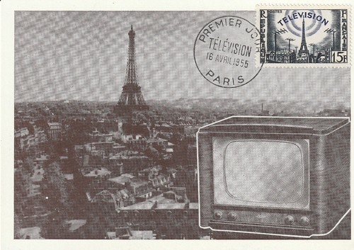Carte 1er jour télévision - jour,