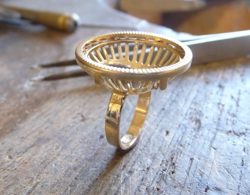 Monture bague pièce 20 - bague,
