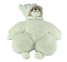 Doudou peluche ours blanc