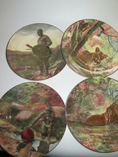 Vintage Royal Doulton Collectionneur Plaque Africain Séries Sélection