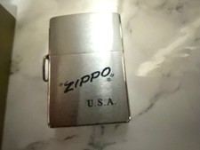 Briquet ZIPPO Silver USA 2000XVI d'occasion avec boîte et notice