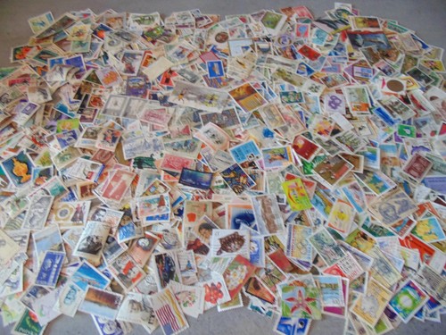 Lot 1500 timbres monde - 1500, du