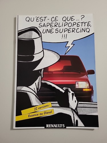 Catalogue renault supercinq - renault,