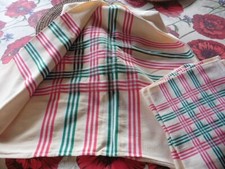 Ancienne nappe +8 serviettes