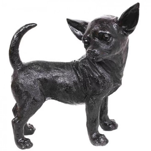 Statue chihuahua résine - en,