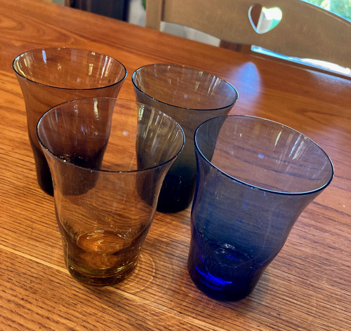 Lot verres eau bleu - de,